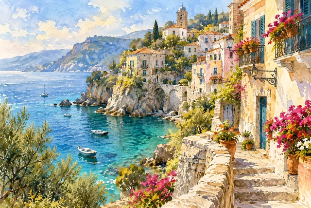 Watercolor escapes